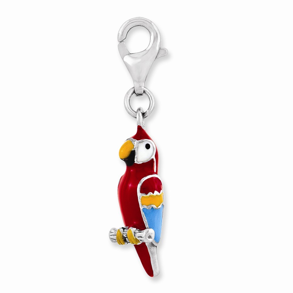 Amore La Vita Charms 3 D Parrot Charm By Amore La Vita