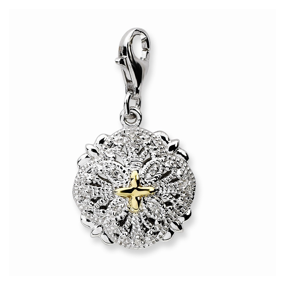 Amore La Vita Charms 3D Ornate Filigree Charm By Amore La Vita