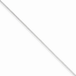 0.9 mm Box Chain Bracelet in 925 Sterling Silver