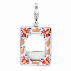 Rectangular Photo Frame Charm By Amore La Vita