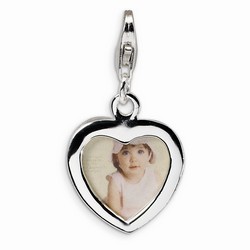 Heart Photo Frame Charm By Amore La Vita