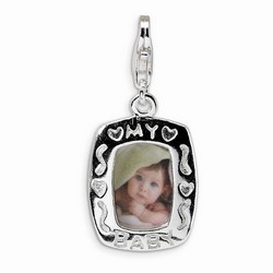 My Baby Photo Frame Charm By Amore La Vita