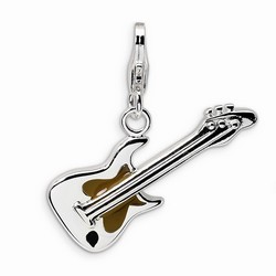 Electric Guitar 3-D Charm By Amore La Vita