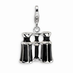 Black Binocular Charm By Amore La Vita