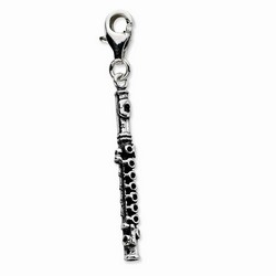 Flute 3-D Charm By Amore La Vita