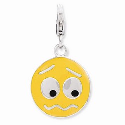 Confused Face Charm By Amore La Vita