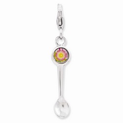 Flower Spoon 3-D Charm By Amore La Vita