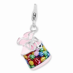 3-D Candy Jar Charm By Amore La Vita