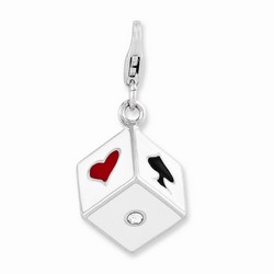 3-D Dice Charm By Amore La Vita