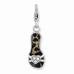 3-D Leopard Sandal Charm By Amore La Vita