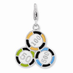 Casino Chips Charm By Amore La Vita