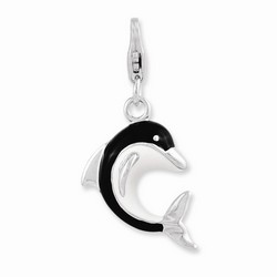 3-D Dolphin Charm By Amore La Vita