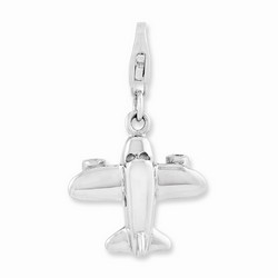 3-D Airplane Charm By Amore La Vita