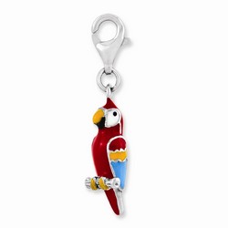 3-D Parrot Charm By Amore La Vita