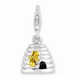 3-D Beehive Charm By Amore La Vita