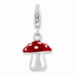 3-D Mushroom Charm By Amore La Vita