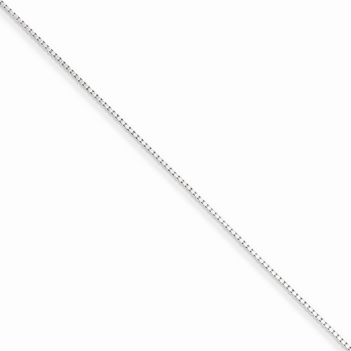 0.9 mm Box Chain Bracelet in 925 Sterling Silver