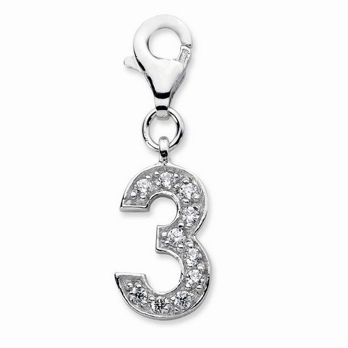 Numeral 3 Charm By Amore La Vita