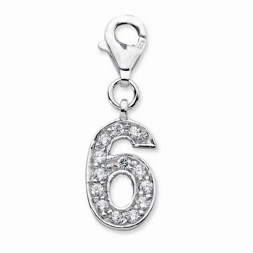 Numeral 6 Charm By Amore La Vita