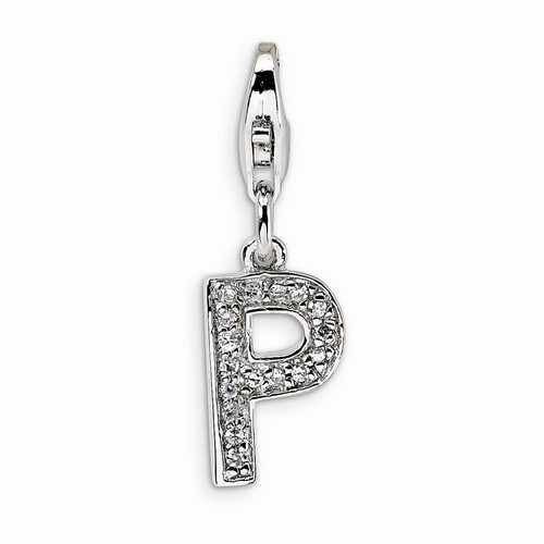 Letter P Charm By Amore La Vita