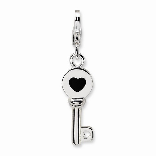 Black Key 3-D Charm By Amore La Vita