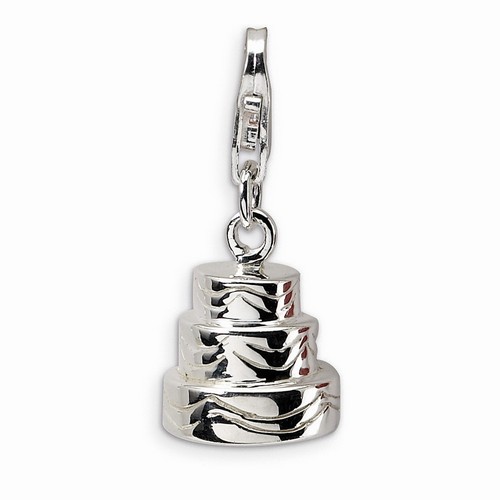 Wedding Cake 3-D Charm By Amore La Vita