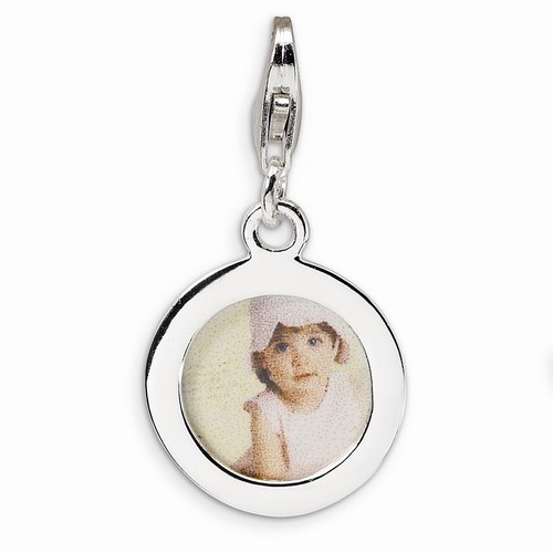 Circle Photo Frame Charm By Amore La Vita