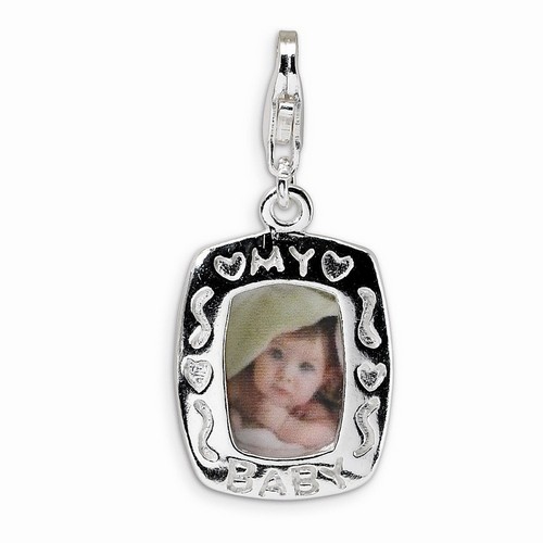 My Baby Photo Frame Charm By Amore La Vita