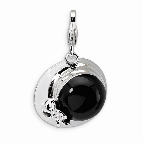 Black Hat 3-D Charm By Amore La Vita