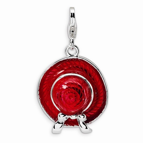 Red Hat 3-D Charm By Amore La Vita