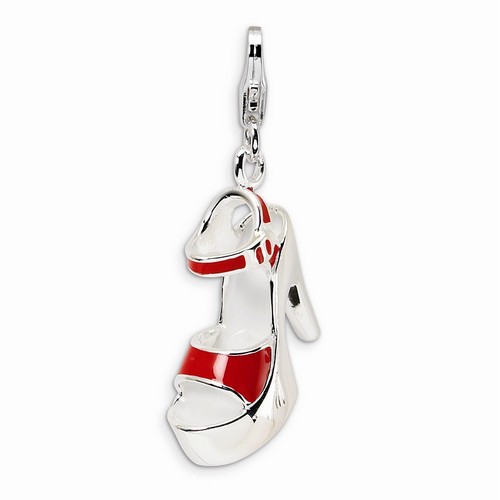 Red Platform High Heel Charm By Amore La Vita