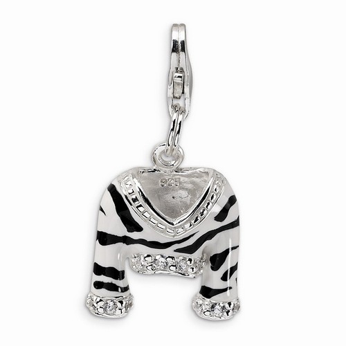 Zebra Print Short Jacket Charm By Amore La Vita