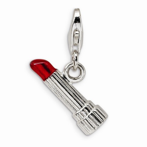 Red Lipstick 3-D Charm By Amore La Vita