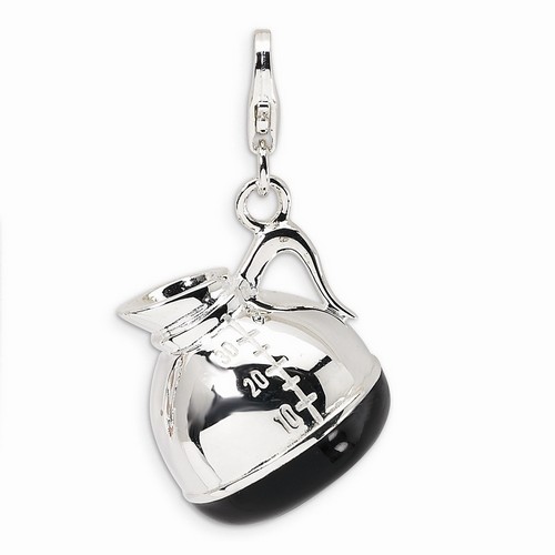 Coffee Pot 3-D Charm By Amore La Vita