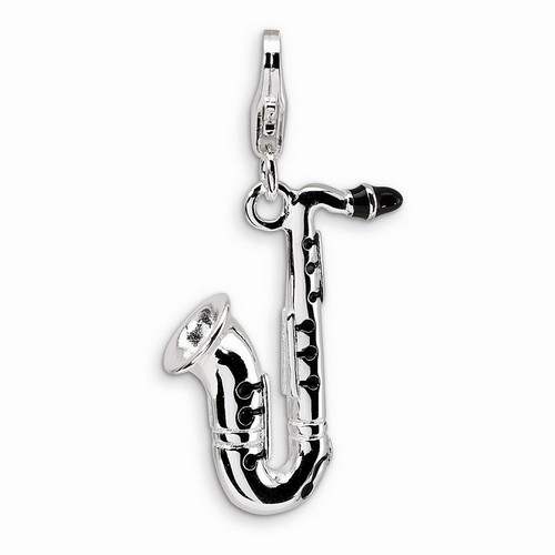 Saxophone 3-D Charm By Amore La Vita