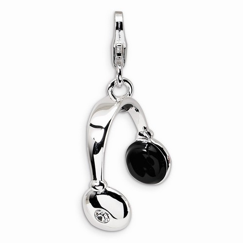 Headphones Charm With Swarovski Elements By Amore La Vita