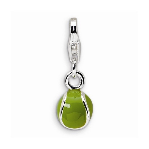 Green Tennis Ball 3-D Charm By Amore La Vita