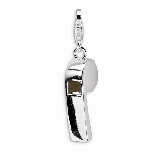 Sports Whistle 3-D Charm By Amore La Vita