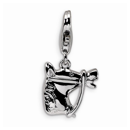 Horsehead 3-D Charm By Amore La Vita