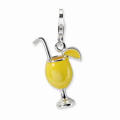 Tropical Drink 3-D Charm By Amore La Vita