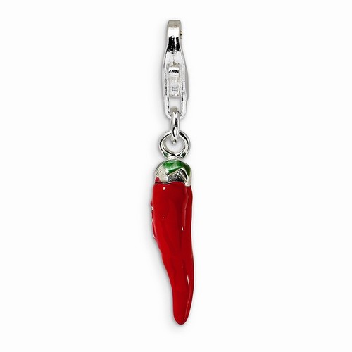 Small Red Chili Pepper Charm By Amore La Vita