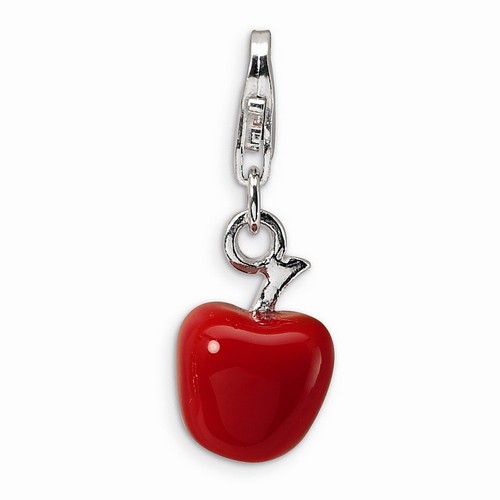 Red Apple 3-D Charm By Amore La Vita