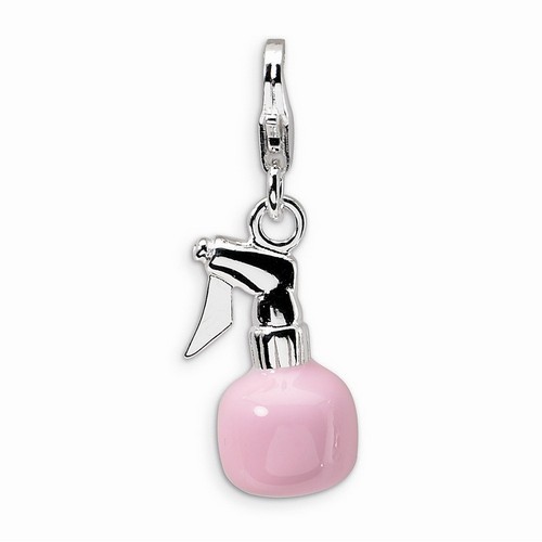 Pink Misting Bottle 3-D Charm By Amore La Vita