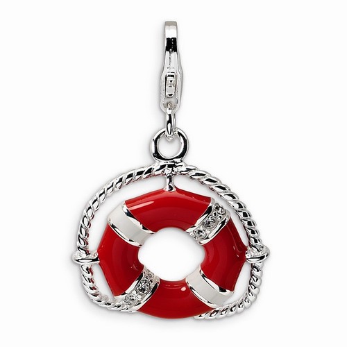 Red Life Preserver Charm By Amore La Vita