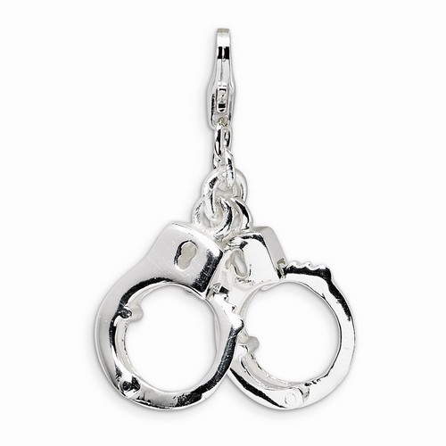 Movable Hand Cuffs 3-D Charm By Amore La Vita