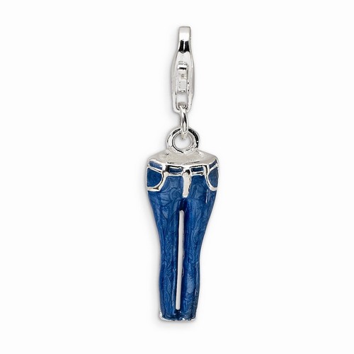 Blue Jeans 3-D Charm By Amore La Vita