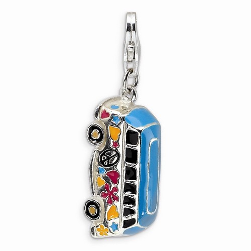 Hippie Bus 3-D Charm By Amore La Vita