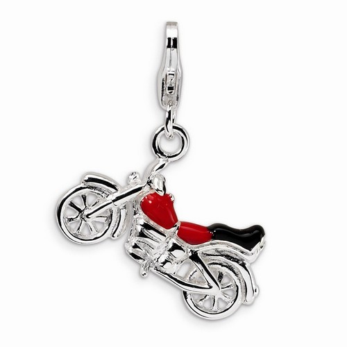 Motorcycle 3-D Charm By Amore La Vita