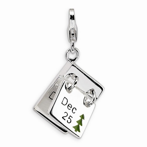 Moveable Christmas Day Calendar 3-D Charm By Amore La Vita