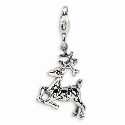 Reindeer 3-D Charm By Amore La Vita